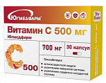 Купить витамин с 500мг югмедфарм, капсулы массой 700мг 30шт бад в Нижнем Новгороде