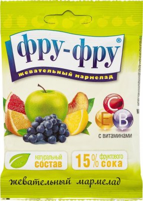 Купить мармелад фру-фру фрукты-ягоды, 30г в Нижнем Новгороде