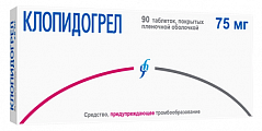 Купить клопидогрел, таблетки, покрытые пленочной оболочкой 75мг, 90 шт в Нижнем Новгороде
