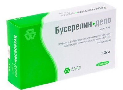 Купить бусерелин-депо, лиофилизат для приготовления суспензии для внутримышечного введения пролонг действия 3,75мг, 1 шт в Нижнем Новгороде
