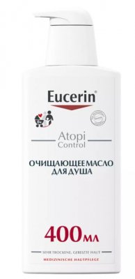 Купить eucerin atopicontrol (эуцерин) атопиконтрол масло для душа очищающее, 400мл в Нижнем Новгороде