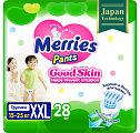 Купить merries (меррис) good skin подгузники-трусики размер xхl 15-25кг, 28 шт в Нижнем Новгороде