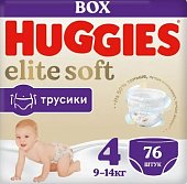 Купить huggies (хаггис) трусики elitesoft 4, 9-14кг 76 шт в Нижнем Новгороде