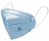Купить респиратор детский 5-9лет фильтрующий одноразовый без клапана №95/ffp2, 1 шт голубой в Нижнем Новгороде