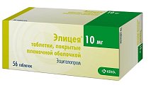 Купить элицея, таблетки, покрытые пленочной оболочкой 10мг, 56 шт в Нижнем Новгороде