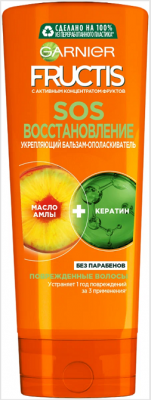 Купить garnier fructis (гарньер фруктис) бальзам-ополаскиватель sos-восстановление, 387мл в Нижнем Новгороде