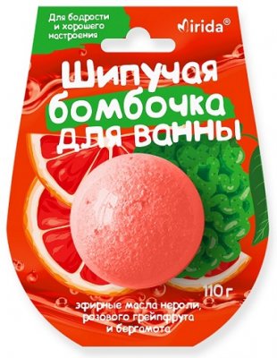 Купить мирида (mirida), бомбочка для ванны для бодрости и хорошего настроения, 110г в Нижнем Новгороде