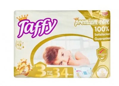 Купить taffy premium (таффи) подгузники для детей, размер 3 (4-9 кг) 34шт в Нижнем Новгороде