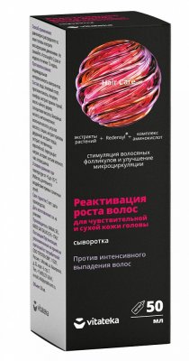 Купить витатека сыв-ка реактив. роста вол. д/чувств. и сух. кожи головы, 50мл (каарал срл ит, италия) в Нижнем Новгороде