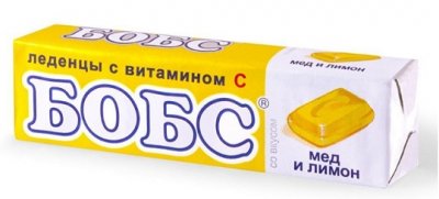 Купить бобс, леденцовая карамель со вкусом меда и лимона с витамином с, 10 шт бад в Нижнем Новгороде