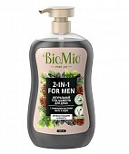 Купить biomio (биомио) гель-шампунь 2в1 для душа натуральный с эфирным маслом мыты и кедра, 650мл в Нижнем Новгороде