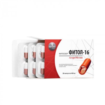Купить фитол-16 фитосбор атерометин, капсулы 450 мг, 30 шт бад в Нижнем Новгороде