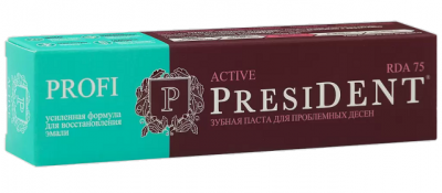 Купить президент (president) зубная паста актив, 50мл в Нижнем Новгороде