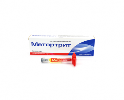 Купить метортрит, раствор для инъекций 10мг/мл, шприц 1мл, 1 шт+игла в Нижнем Новгороде