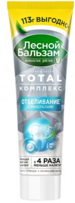 Купить лесной бальзам зубная паста тотал комплекс отбеливание с минералами 113 гр в Нижнем Новгороде