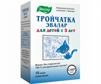 Купить тройчатка эвалар для детей, пакетики-саше 3,6г, 10 шт бад в Нижнем Новгороде
