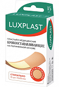 Купить luxplast (люкспласт) пластырь кровоостанавливающий на полимерной основе 72х19мм, 15 шт в Нижнем Новгороде