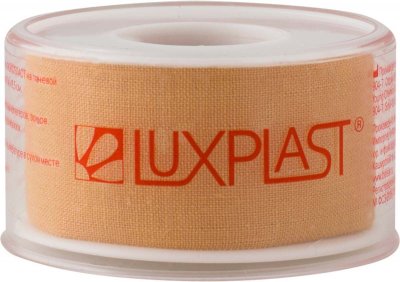 Купить luxplast (люкспласт) пластырь фиксирующий тканевая основа 2,5см х 5м в Нижнем Новгороде