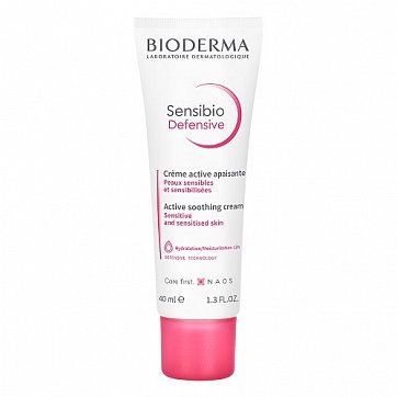 Bioderma Sensibio Defensive (Биодерма Сенсибио) крем для чувствительной кожи лица и шеи легкий 40мл