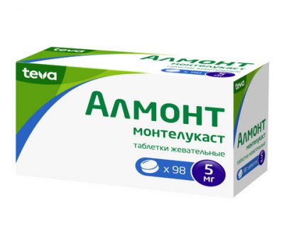 Купить алмонт, таблетки жевательные 5мг, 98 шт в Нижнем Новгороде