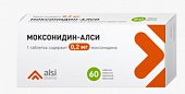Купить моксонидин-алси, таблетки, покрытые пленочной оболочкой 0,2мг, 60шт в Нижнем Новгороде