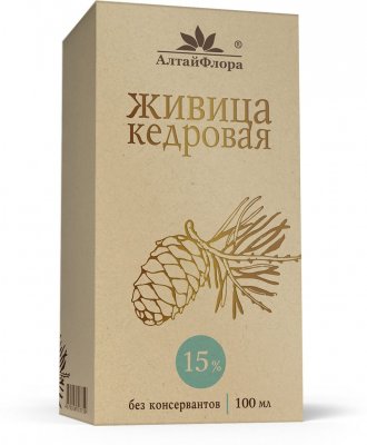 Купить живица кедровая алтайфлора, 15% 100мл (алтайская чайная компания, нпц ооо, россия) в Нижнем Новгороде