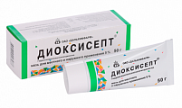 Купить диоксисепт, мазь для местного и наружного применения 5%, 50г в Нижнем Новгороде