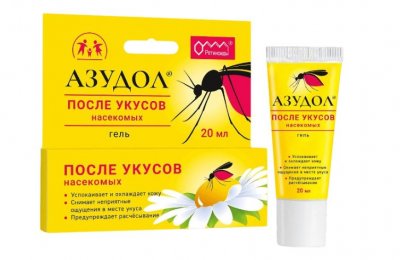 Купить азудол гель для ухода за кожей после укусов насекомых, 20 мл в Нижнем Новгороде