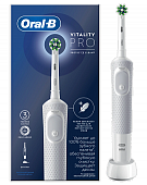 Купить oral-b (орал-би) электрическая зубная щетка vitality pro d103.413.3 тип 3708 с зарядным устройством, тип 3757, белый в Нижнем Новгороде