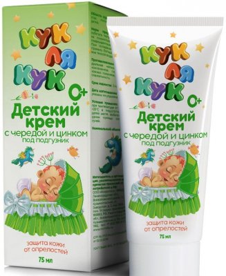 Купить кук ля кук крем детский с чередой и цинком под подгузник 0+, 75мл в Нижнем Новгороде