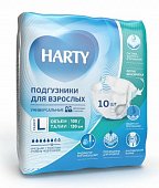 Купить харти (harty) подгузники для взрослых large р.l, 10шт в Нижнем Новгороде