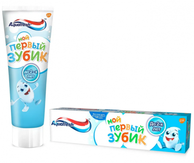Купить аквафреш зубная паста мой первый зубик для детей от 0 до 2 лет 50мл, 1 шт. в Нижнем Новгороде