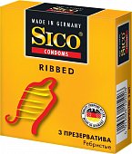 Купить sico (сико) презервативы ribbed ребристые 3шт в Нижнем Новгороде