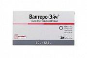 Купить валтеро-эйч, таблетки покрытые пленочной оболочкой 80 мг+ 12,5 мг, 30 шт в Нижнем Новгороде