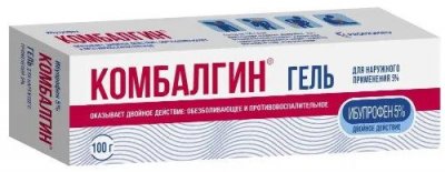 Купить комбалгин, гель для наружного применения 5%, туба 100г в Нижнем Новгороде
