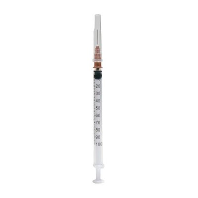 Купить шприц 1мл инекта инсулиновый трехдетальный с иглой 26g (0,45х13мм), 20 шт в Нижнем Новгороде