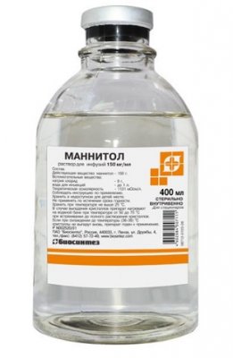 Купить маннитол, раствор для инфузий 15%, флакон 400мл, 12 шт в Нижнем Новгороде