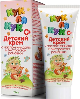 Купить кук ля кук крем детский с маслом миндаля и экстрактом ромашки 0+, 75мл в Нижнем Новгороде