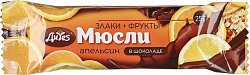 Купить батончик-мюсли апельсин в шоколаде с витамином с abc healthy food, 25г в Нижнем Новгороде