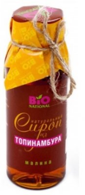 Купить bio national сироп из топинамбура натуральный малина, флакон 250мл в Нижнем Новгороде