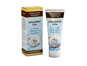 Природная Помощь Бишофит, гель-бальзам для тела, 75мл