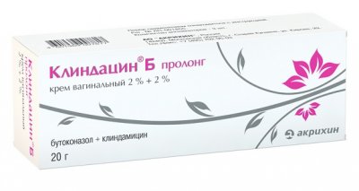 Купить клиндацин б пролонг, крем вагинальный 2%+2%, 20г в Нижнем Новгороде