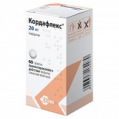 Купить кордафлекс ретард, таблетки пролонгированного действия, покрытые пленочной оболочкой 20мг, 30 шт в Нижнем Новгороде