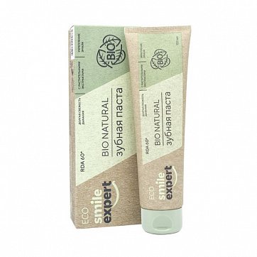 Smile Expert Eco (Смайл Эксперт) зубная паста Био натурал, 75 мл
