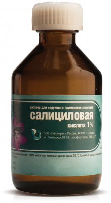 Купить салициловая кислота, раствор для наружного применения спиртовой 1%, 40мл в Нижнем Новгороде
