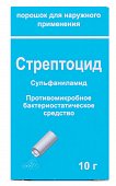 Купить стрептоцид, порошок для наружного применения,  банка с дозатором, 10г в Нижнем Новгороде