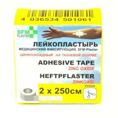 Купить пластырь sfm-plaster тканевая основа фиксирующий 2см х2,5м в Нижнем Новгороде