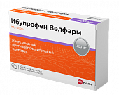 Купить ибупрофен-велфарм, таблетки, покрытые пленочной оболочкой 400мг, 30шт в Нижнем Новгороде