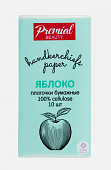 Купить premial (премиал) платочки бумажные трехслойные белые с ароматом зеленого яблока, 10 шт в Нижнем Новгороде