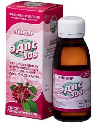 Купить эдас-308 анабар, сироп гомеопатический, 100мл в Нижнем Новгороде
